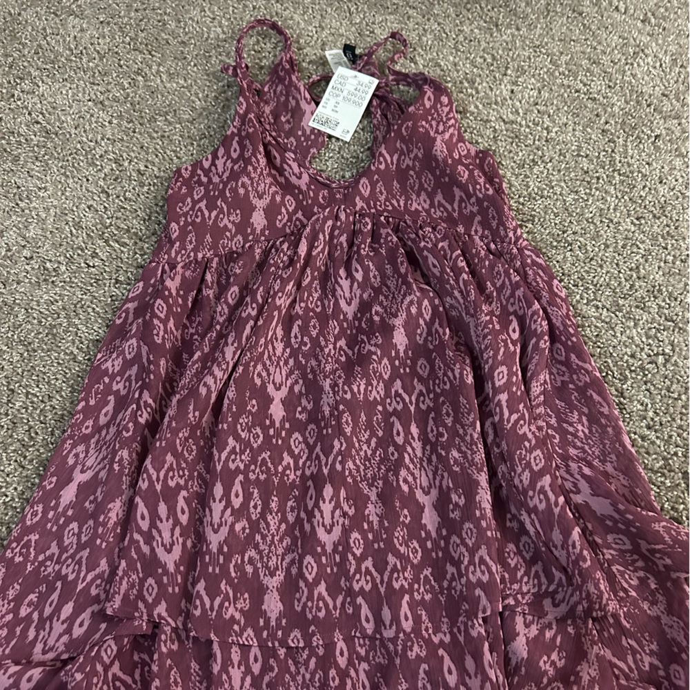 H&M Sleeveless Dress in Pink and Purple